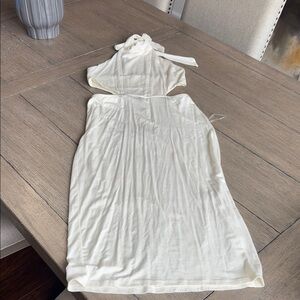 Rachel Pally White Halter Dress